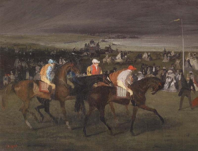 Edgar Degas At the races The Start China oil painting art